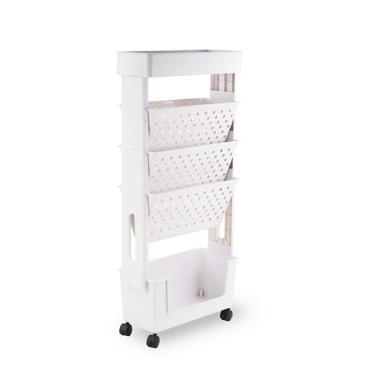 Chariot de rangement à roulettes mince à 5 étages d’Everything Mary